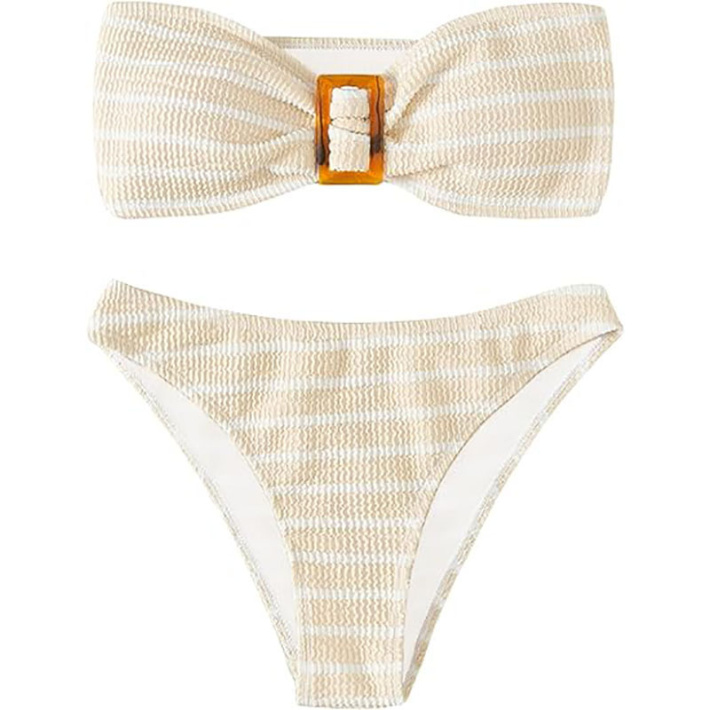 Swimsuit metal buckle